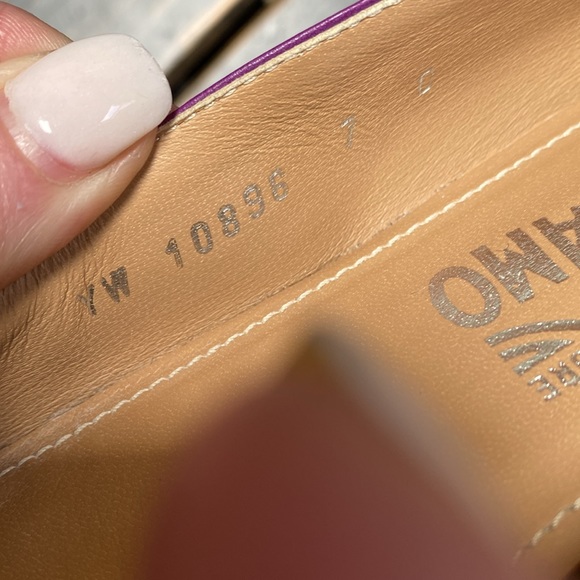 Ferragamo Purple Flats - Picture 10 of 11